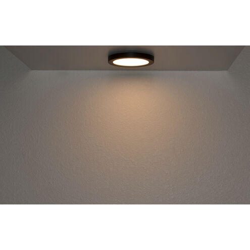 Wafer LED LED 10 inch Bronze Flush Mount Ceiling Light