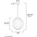 Pinn 5 Light 39 inch Satin Nickel Bath Vanity Wall Light