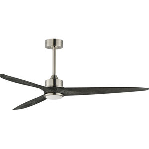 Woodwind 80 inch Satin Nickel Indoor Ceiling Fan