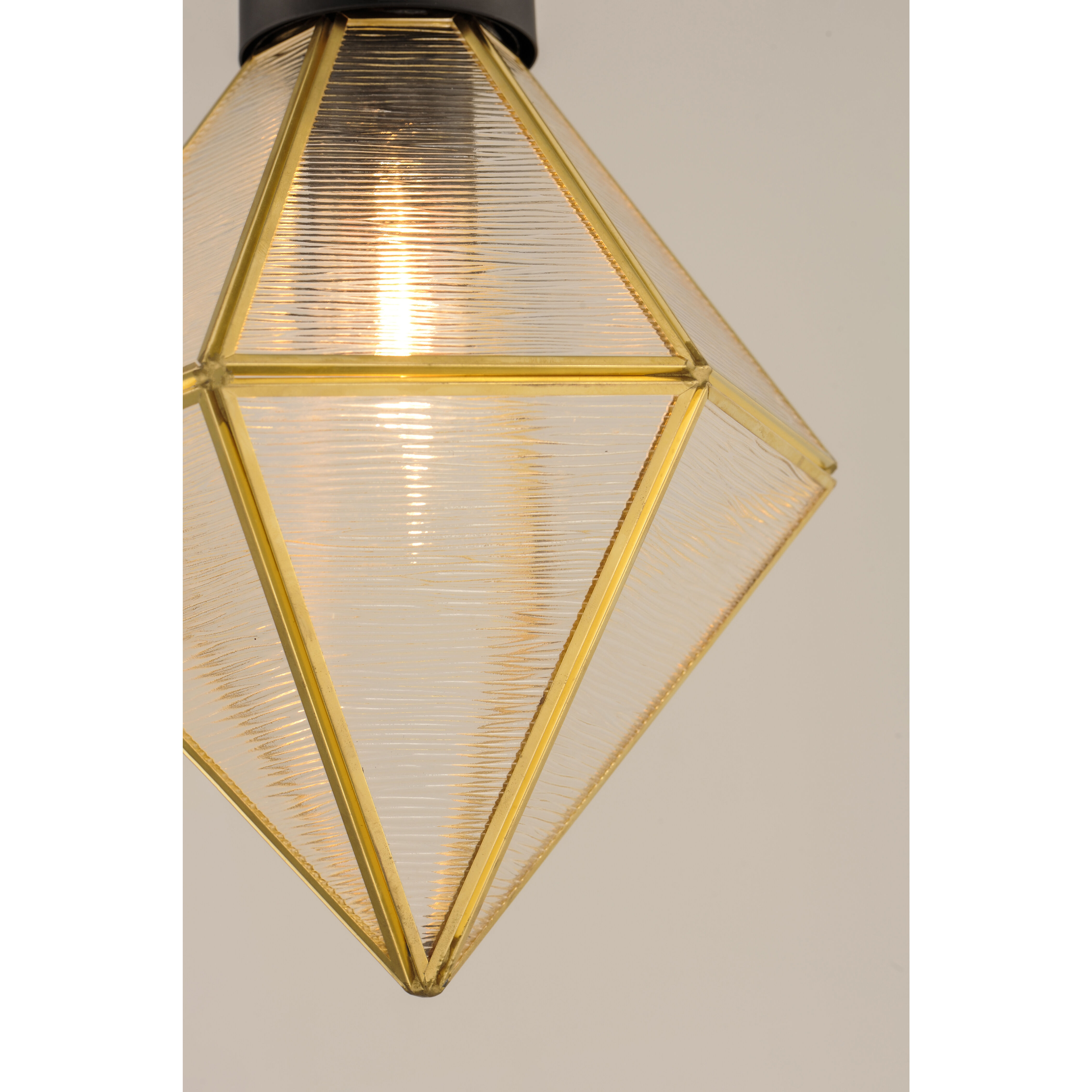 Adorn 1 Light 8 inch Black/Burnished Brass Single Pendant Ceiling Light