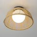 Cestino 1 Light 15.75 inch Antique Bronze Flush Mount Ceiling Light