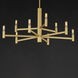 Emana 9 Light 33.5 inch Natural Aged Brass Chandelier Ceiling Light