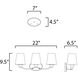 Shelter 3 Light 22 inch Satin Nickel Bath Vanity Wall Light