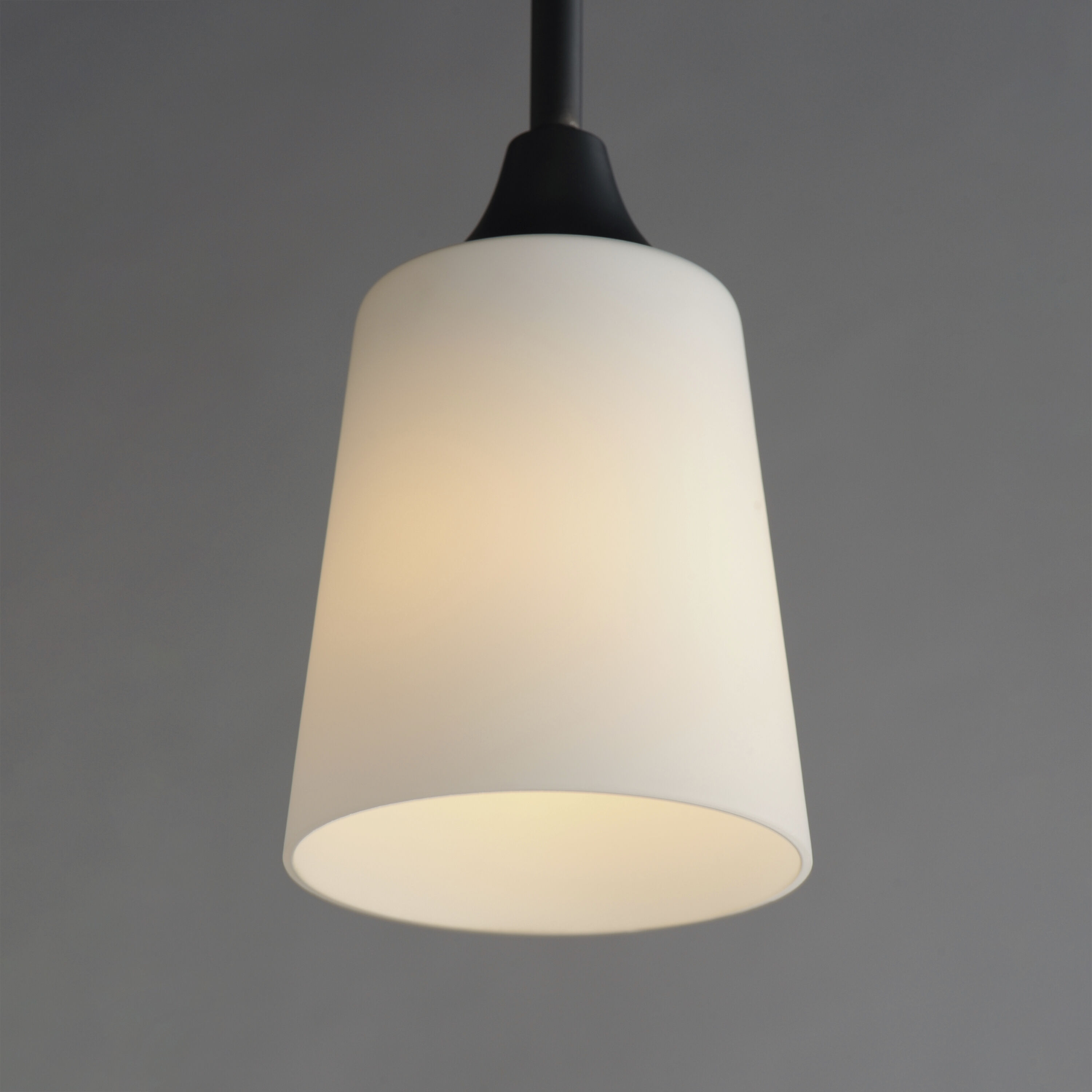Hudson 1 Light 4.75 inch Black Mini Pendant Ceiling Light in Satin White