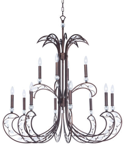 Autumn 12 Light 40 inch Russet Chandelier Ceiling Light