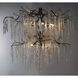 Willow 12 Light 35 inch Silver Gold Multi-Tier Chandelier Ceiling Light