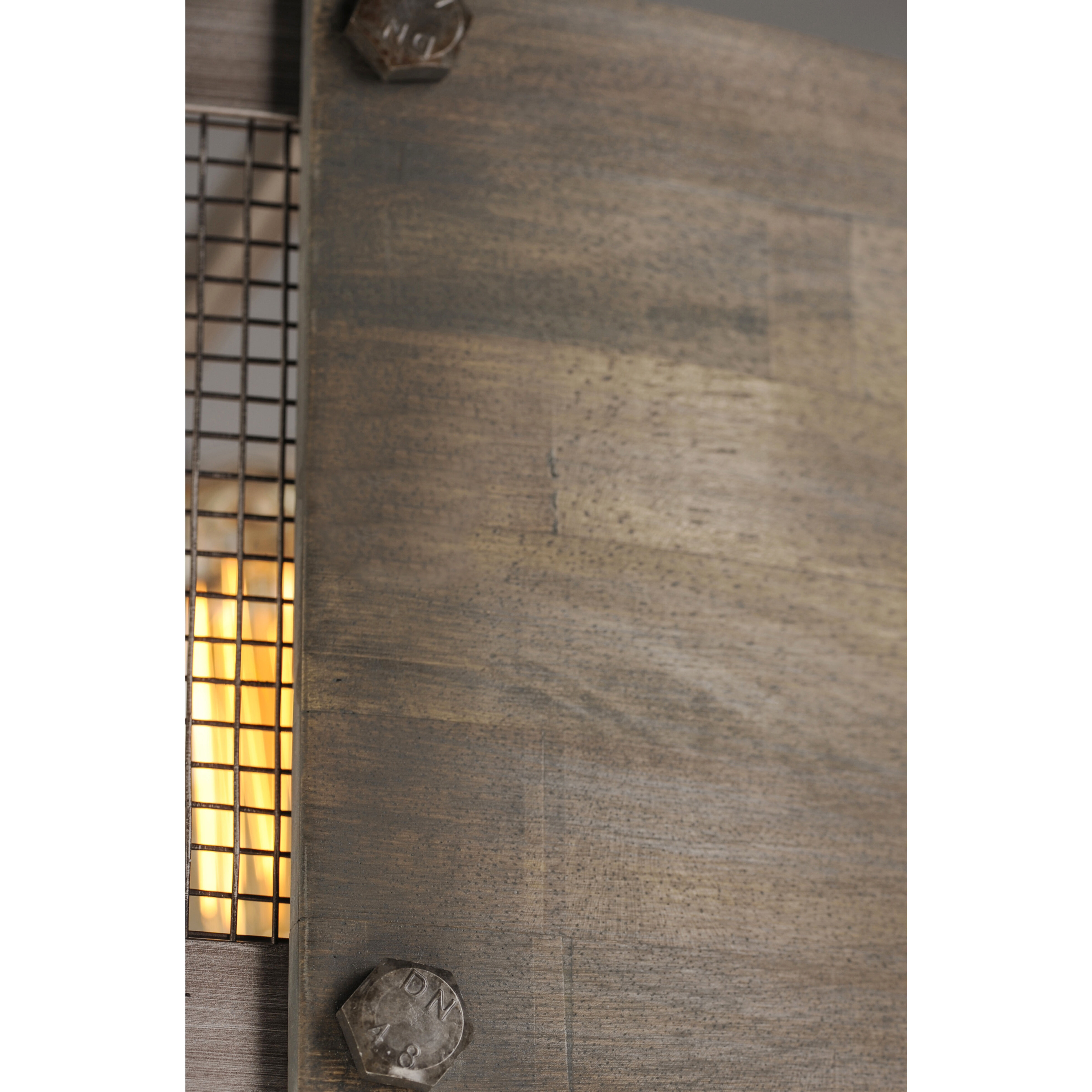 Outland 1 Light 7 inch Barn Wood/Weathered Zinc Single Pendant Ceiling Light