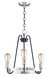 Haven 3 Light 19 inch Black/Satin Nickel Single-Tier Chandelier Ceiling Light in Black and Satin Nickel