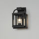 Bonham 1 Light 12 inch Black Outdoor Wall Mount