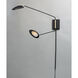Scan LED 6 inch Black and Satin Brass Wall Sconce Wall Light