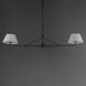 Dunbridge 2 Light 62 inch Antique Bronze Linear Pendant Ceiling Light
