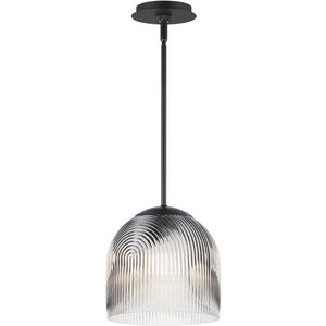 Dune 1 Light 9 inch Black Single Pendant Ceiling Light