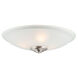 Basic-Max 3 Light Incandescent Satin Nickel Ceiling Fan Light Kit