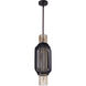 Aviary LED 9.5 inch Oil Rubbed Bronze Single Pendant Ceiling Light