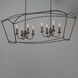 Plumette Linear Pendant Ceiling Light in Chestnut Bronze