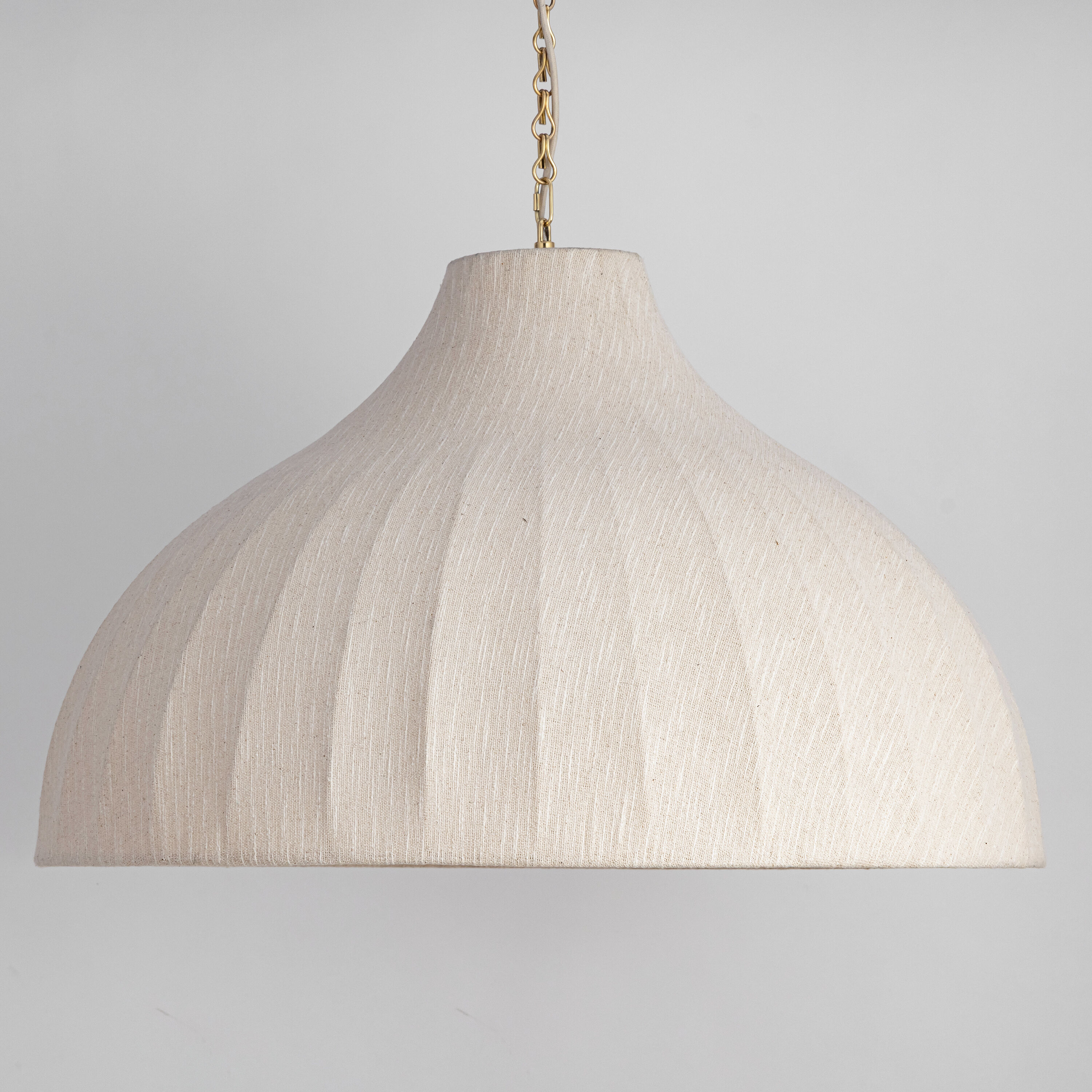 Hearthveil 3 Light 36.25 inch Natural Aged Brass Single Pendant Ceiling Light