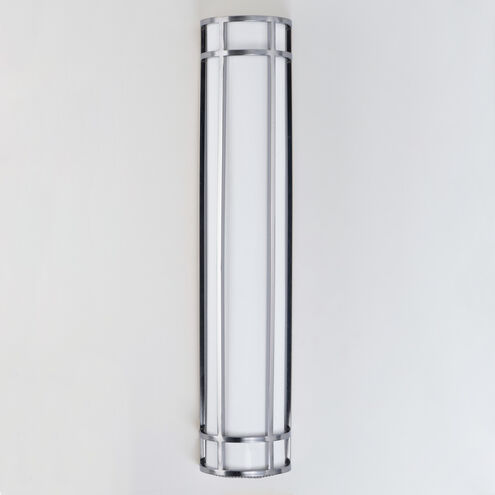 Moon Ray LED 30 inch Satin Nickel Outdoor Wall Sconce
