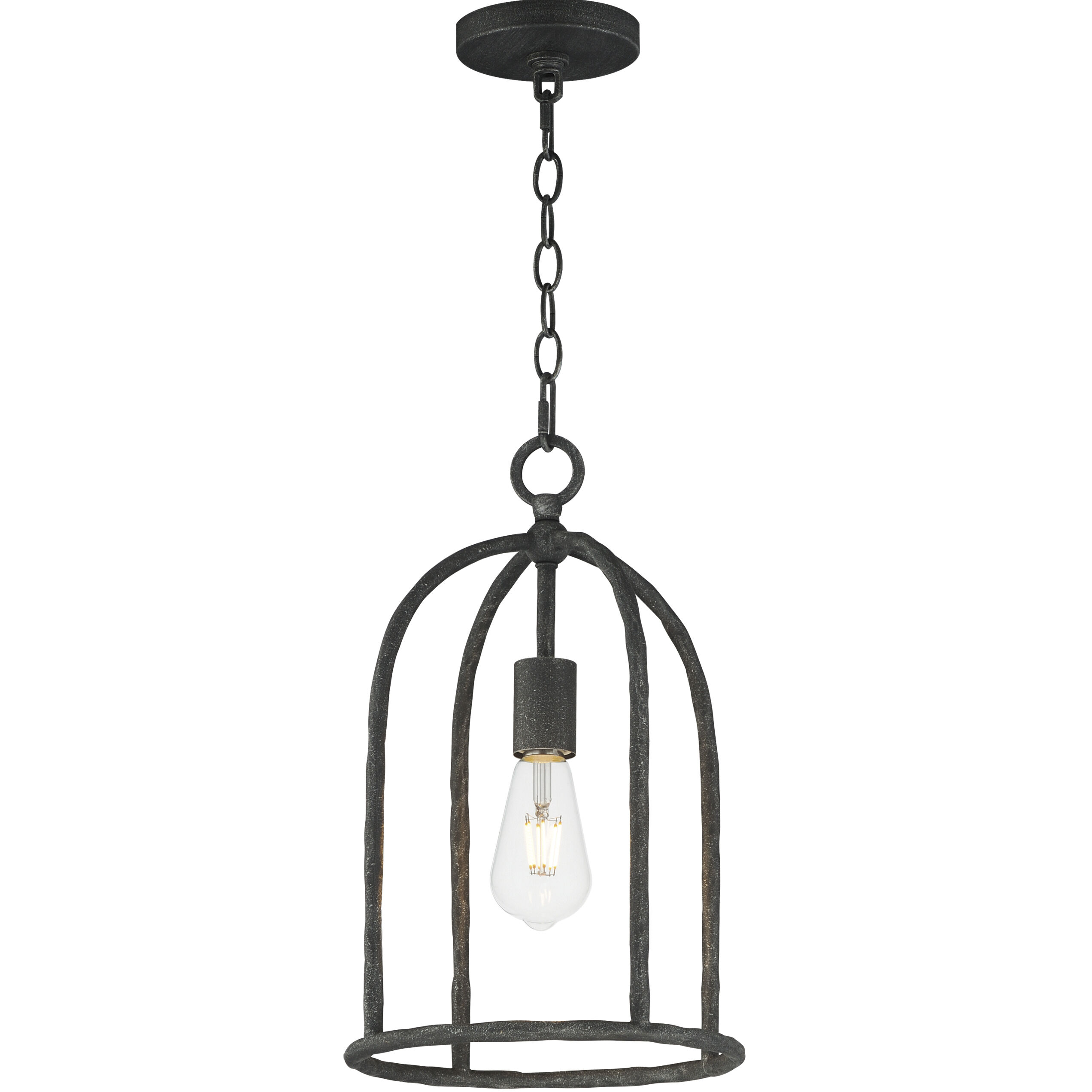 Martel 1 Light 10 inch Blacksmith Single Pendant Ceiling Light
