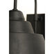 Shoreline 1 Light 15 inch Black Outdoor Wall Mount
