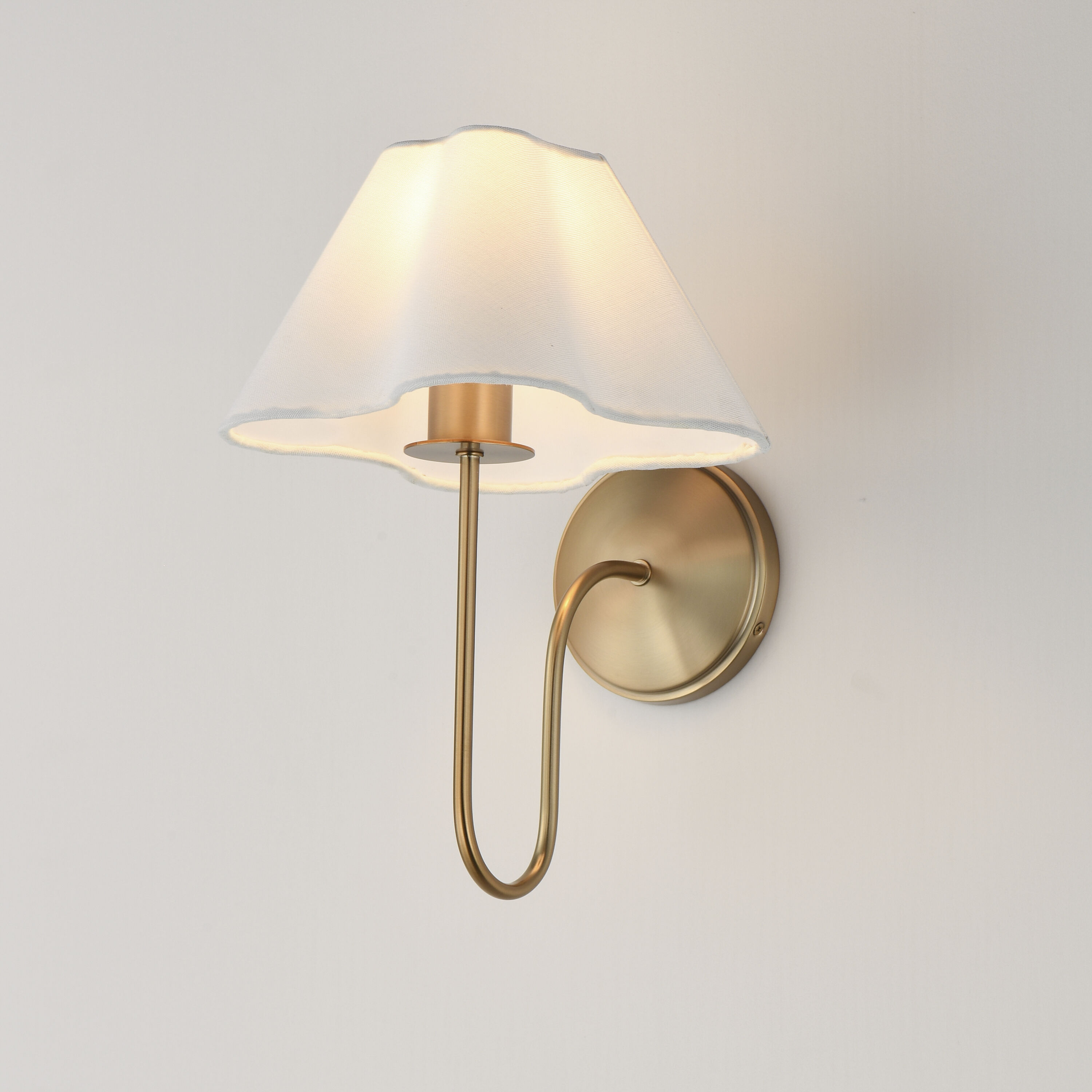 Saxon 1 Light 10.5 inch Natural Aged Brass Wall Sconce Wall Light