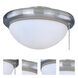 San Gabriel 1 Light Incandescent Satin Nickel Ceiling Fan Light Kit