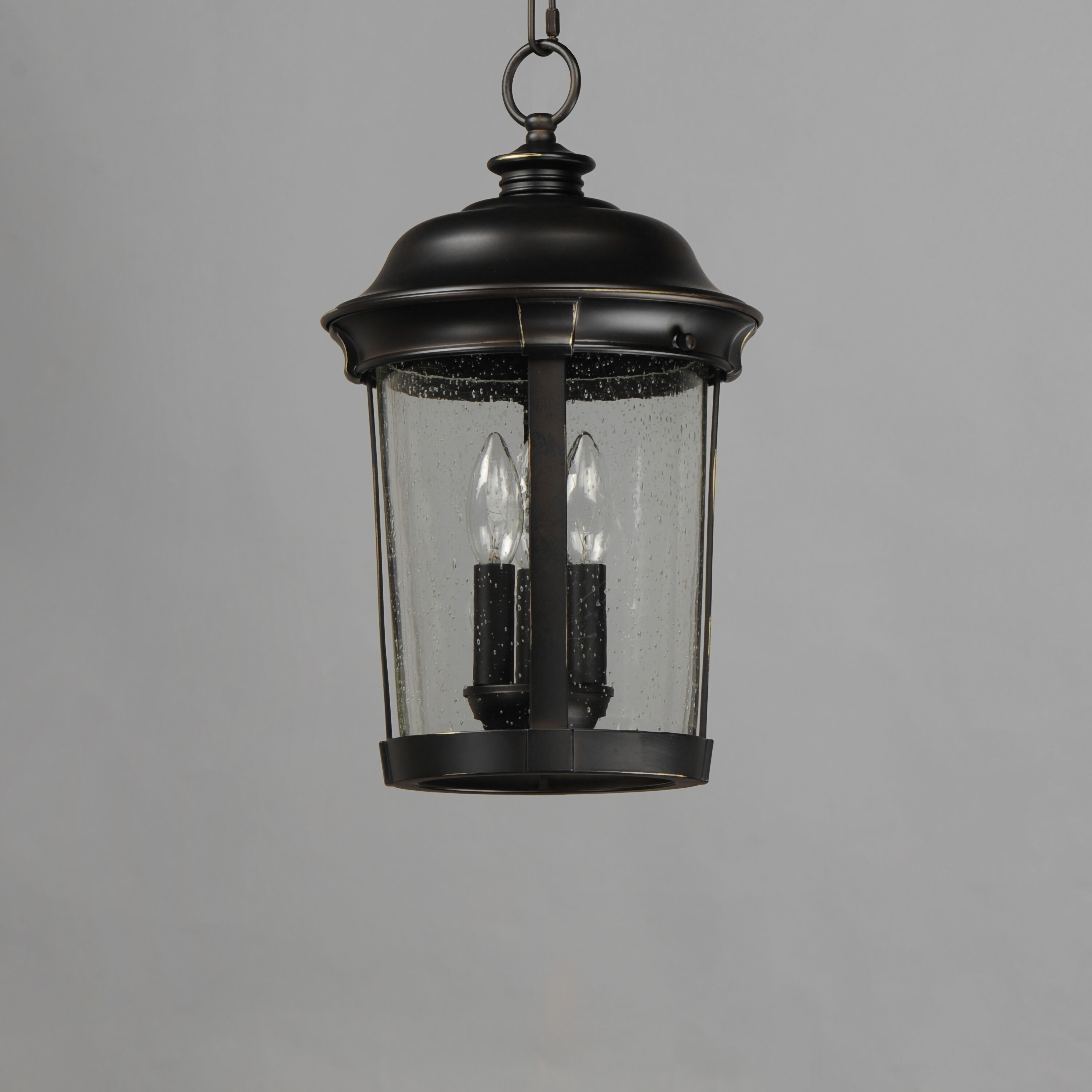 Dover DC 3 Light 10 inch Bronze Outdoor Hanging Lantern