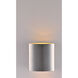 Lightray LED 7 inch Brushed Aluminum Outdoor Wall Mount