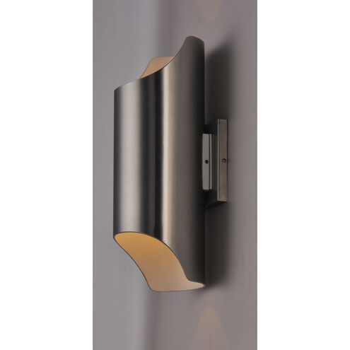 Lightray LED LED 14 inch Brushed Aluminum Outdoor Wall Sconce in PCB LED