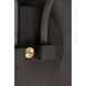 Charlton 2 Light 11.75 inch Black and Antique Brass Wall Sconce Wall Light in Antique Brass and Black