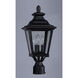 Knoxville 3 Light 20 inch Bronze Outdoor Pole/Post Mount
