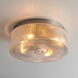 Kasbah 4 Light 15.75 inch Satin Nickel Flush Mount Ceiling Light