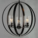 Sentinel 3 Light 20.75 inch Black Single Pendant Ceiling Light