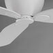 Lowell 52 inch Matte White Indoor Ceiling Fan, Outdoor Ceiling Fan