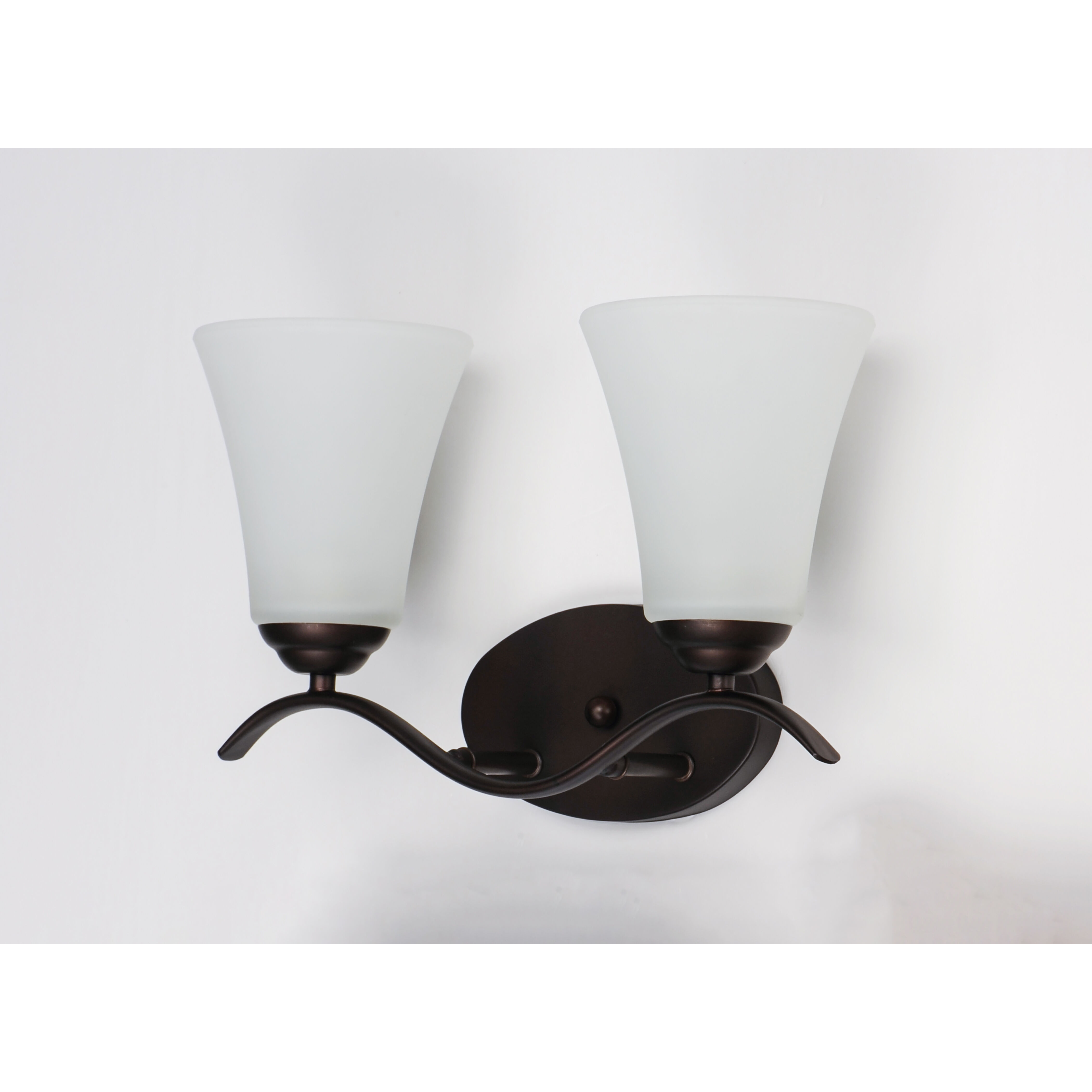 Vital 2 Light 15 inch Oil Rubbed Bronze Bath Vanity Wall Light