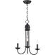 Logan 3 Light 15.5 inch Black Multi-Light Pendant Ceiling Light