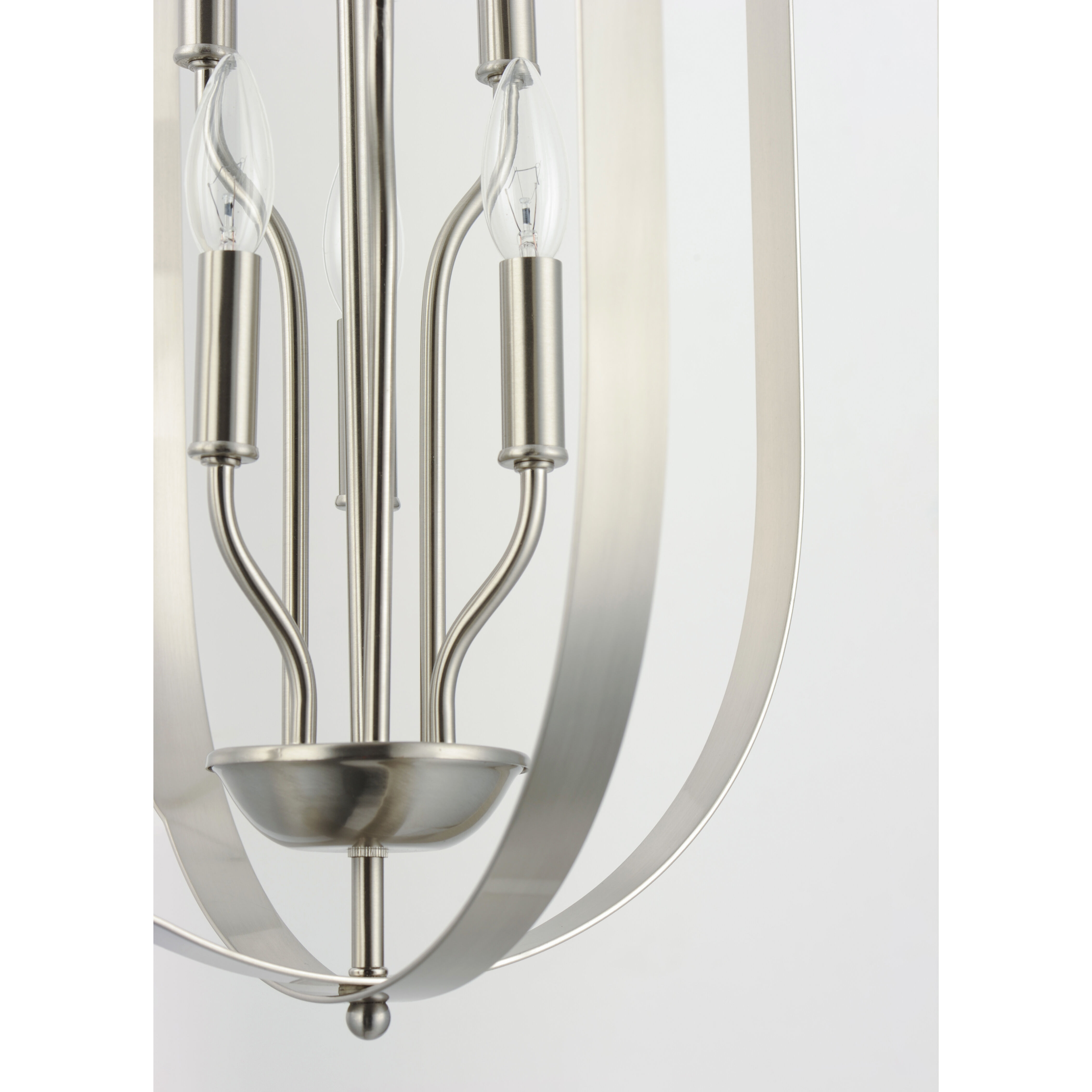 Provident 6 Light 15 inch Satin Nickel Chandelier Ceiling Light