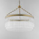 Jolie LED 24 inch Natural Aged Brass Single Pendant Ceiling Light