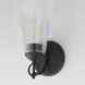 Jackson Hole 1 Light 5 inch Black Wall Sconce Wall Light in Clear