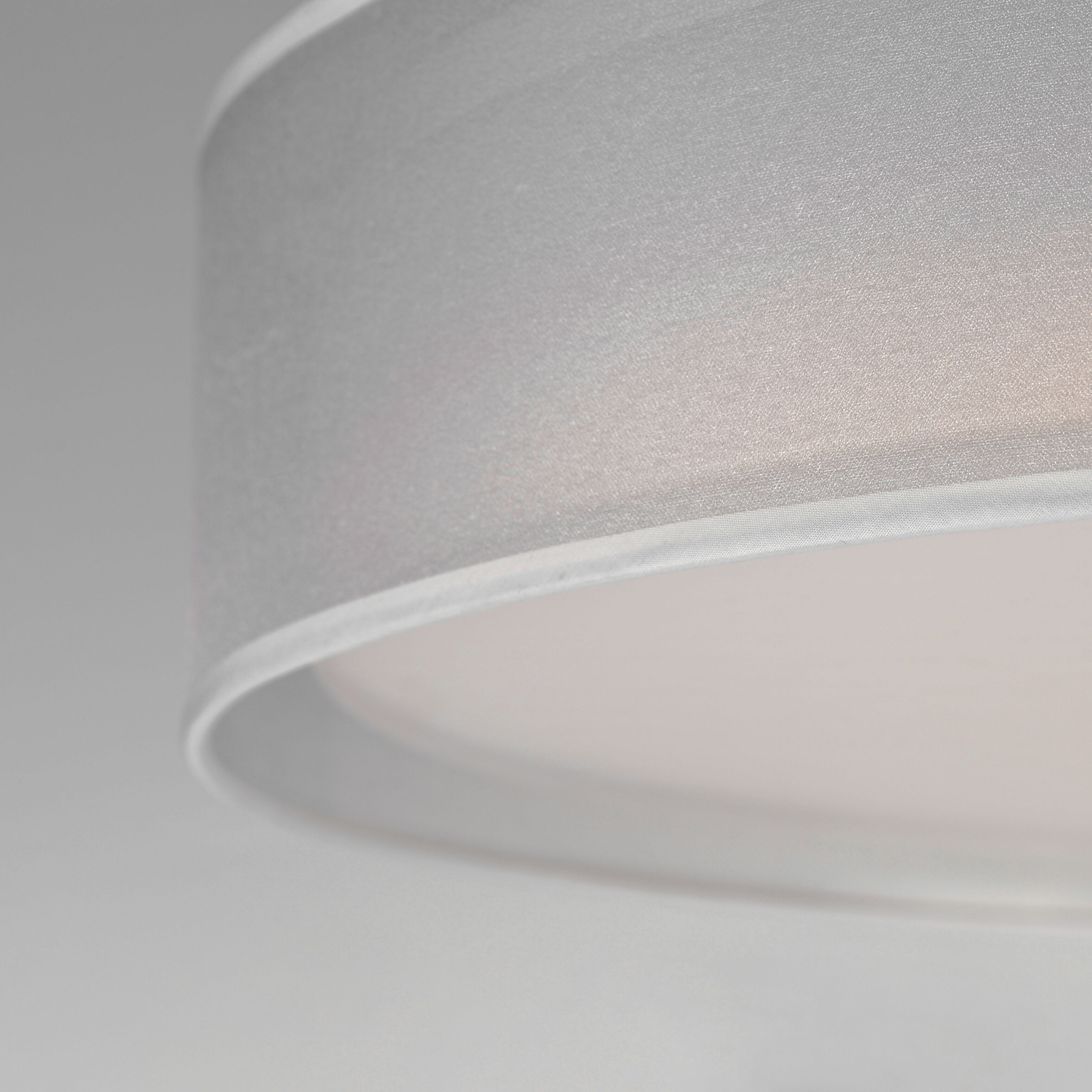 Prime LED 25 inch Flush Mount Ceiling Light in White Organza