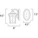 Balboa VX 1 Light 9.5 inch Copper Oxide Outdoor Wall Mount