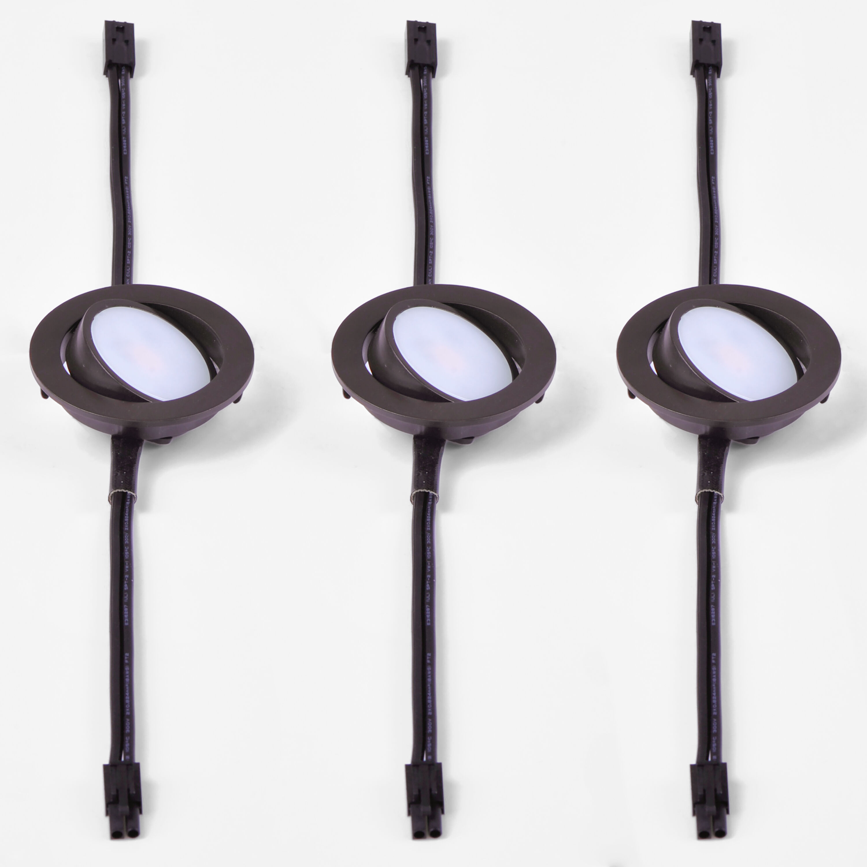 CounterMax MX-LD-AC 120 LED 2.75 inch Anodized Bronze Under Cabinet Disc