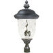 Carriage House DC 3 Light 29 inch Oriental Bronze Outdoor Pole/Post Mount