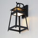 Pagoda LED 15.5 inch Black Outdoor Wall Mount