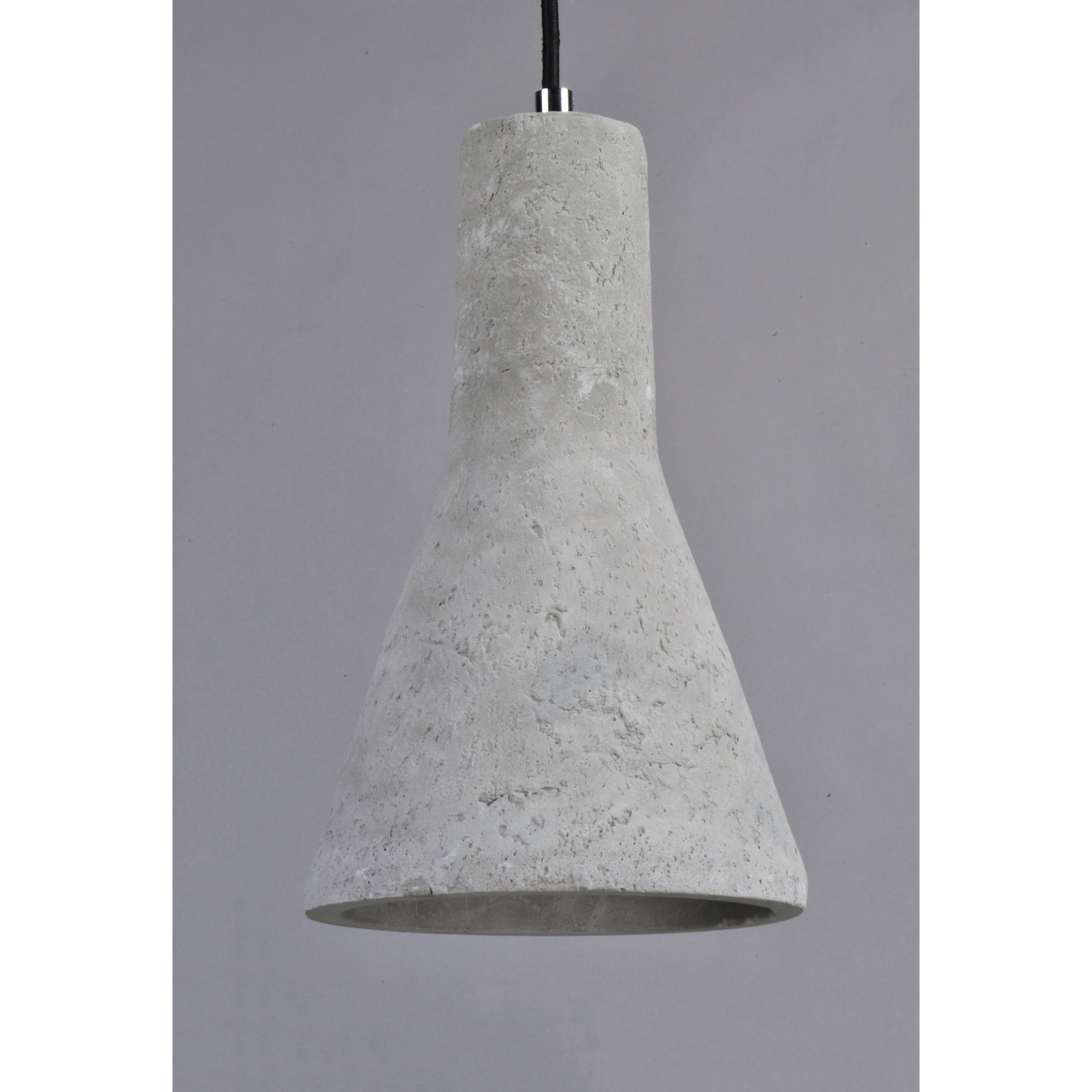 Crete LED 7 inch Polished Chrome Single Pendant Ceiling Light