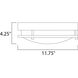 Linear LED 11.75 inch Satin Nickel Flush Mount Ceiling Light