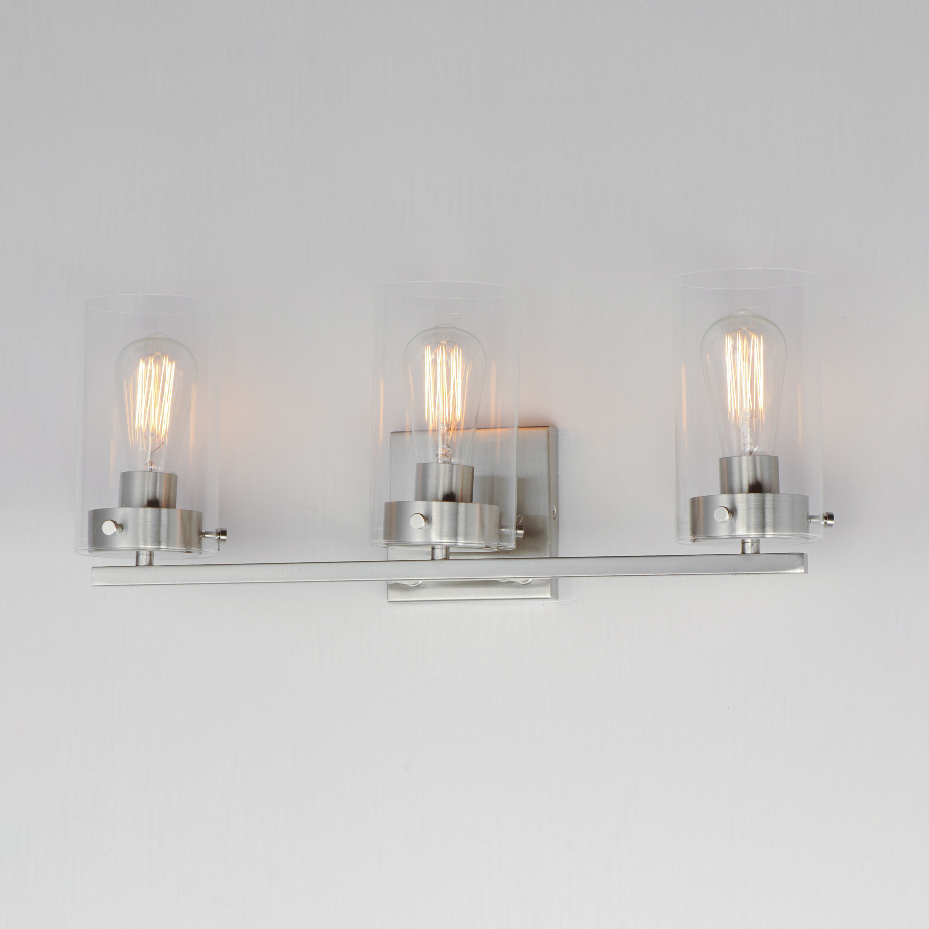 Pinn 3 Light 21 inch Satin Nickel Bath Vanity Wall Light