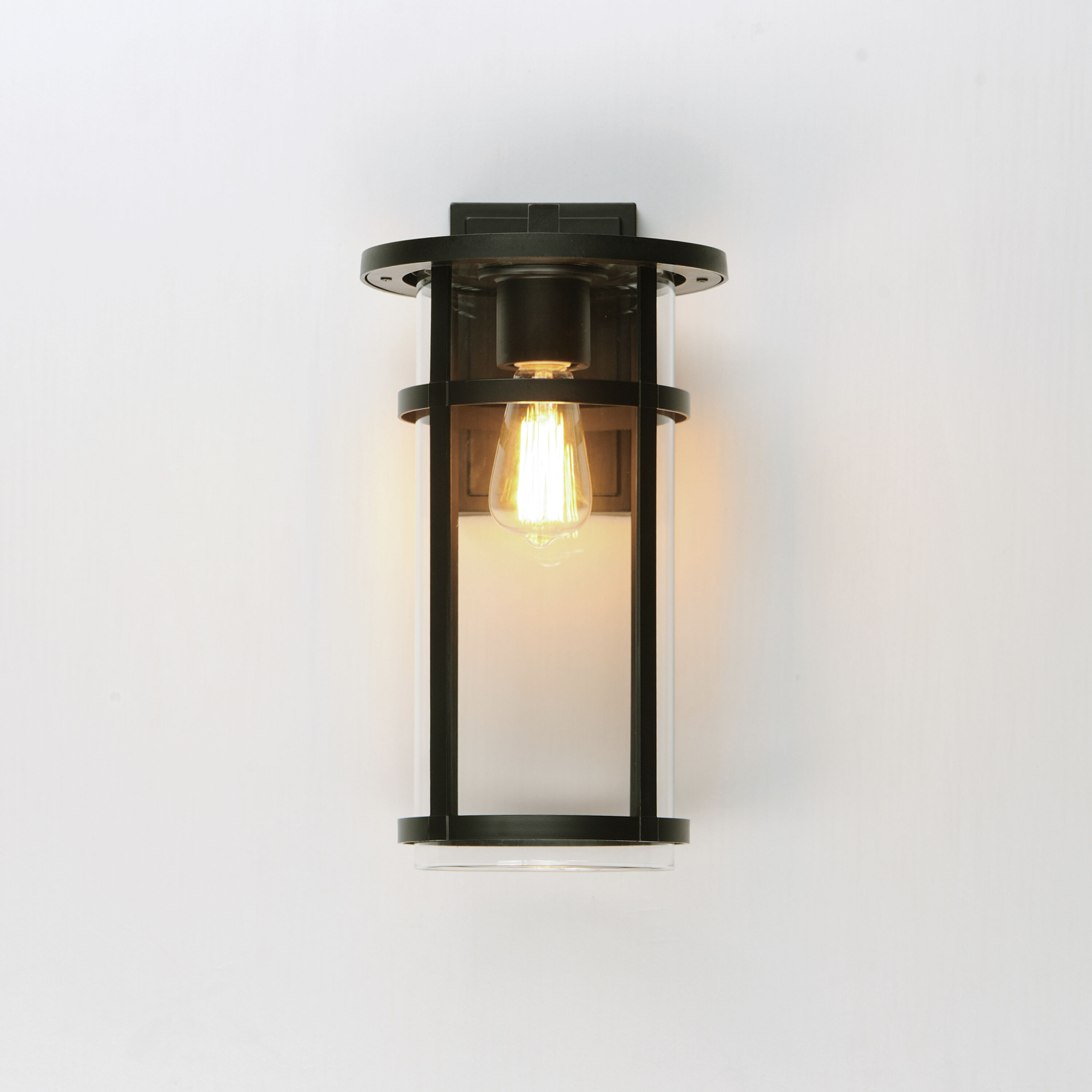 Clyde Vivex 1 Light 17 inch Black Outdoor Wall Mount