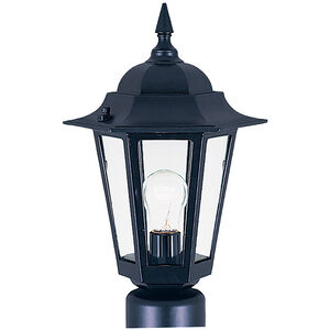 Builder Cast 1 Light 16 inch Black Outdoor Pole/Post Lantern