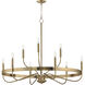Frankie 9 Light 39.75 inch Heritage Single-Tier Chandelier Ceiling Light
