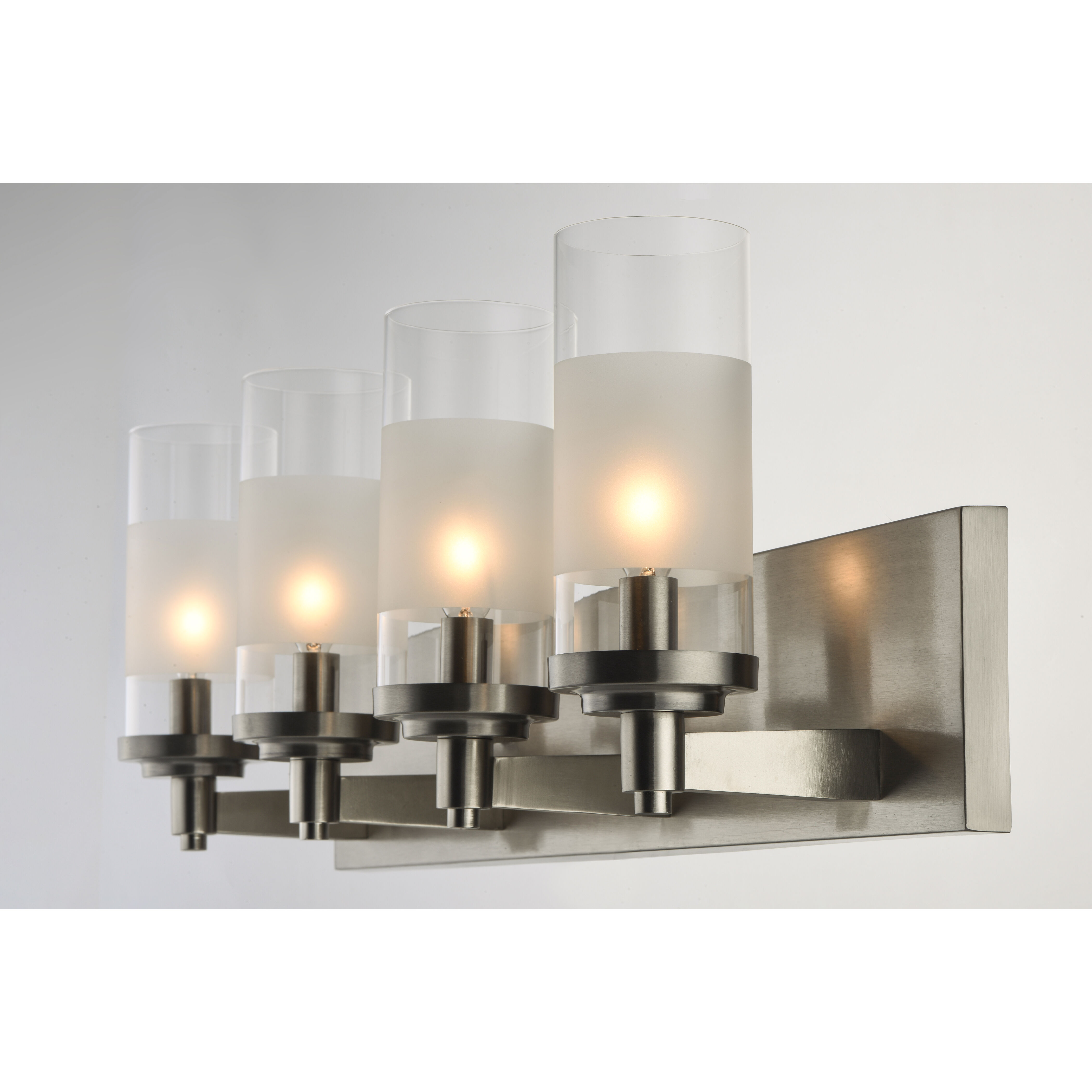 Crescendo 4 Light 25 inch Satin Nickel Wall Sconce Wall Light